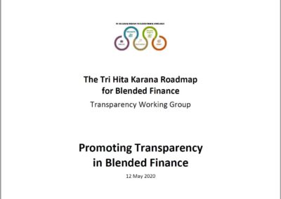 Promoting Transparency in Blended Finance