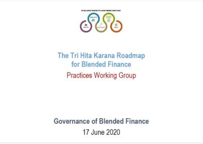 The Tri Hita Karana Roadmap for Blended Finance