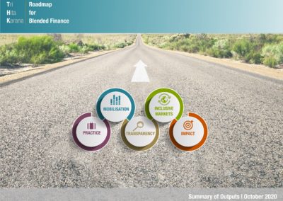 THK Roadmap for Blended Finance Summary of Outputs