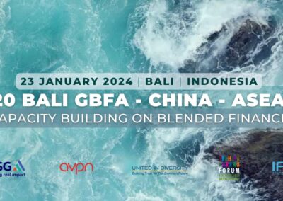 G20 Bali GBFA – China – ASEAN Capacity Building on Blended Finance